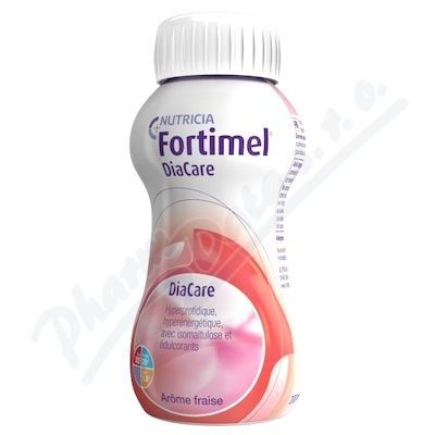 FORTIMEL DIACARE S PŘÍCHUTÍ JAHODOVOU perorální roztok 4X200ML