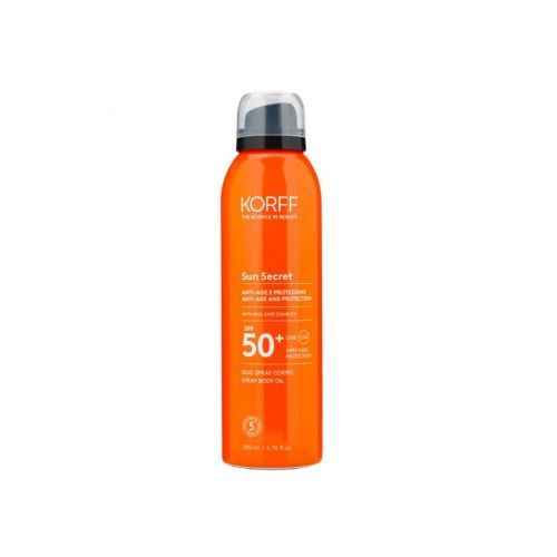 Korff Sun Secret SPF 50+ Spray Body Oil Opalovací Sprej 200 ml