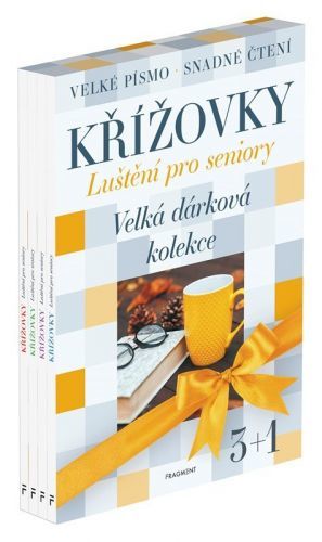 Křížovky - Luštění pro seniory BOX 3+1 - autora nemá