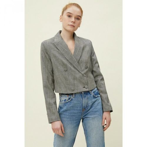 Koton Crop Double Breasted Blazer Jacket