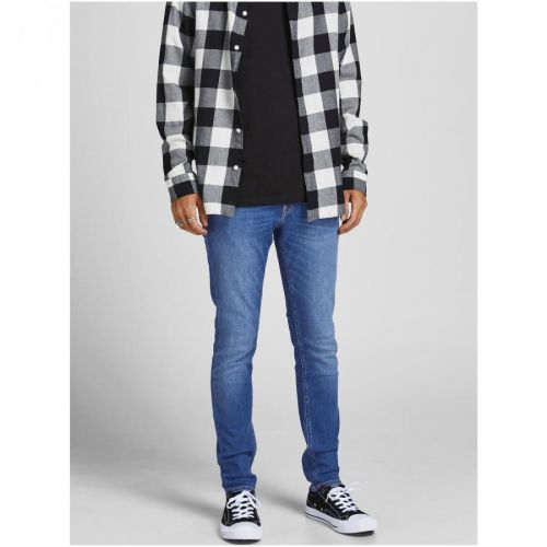 Modré slim fit džíny Jack & Jones Liam - Pánské