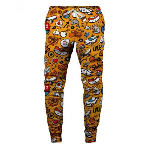 Aloha From Deer Unisex's Crazy Doodles Sweatpants SWPN-PC AFD901