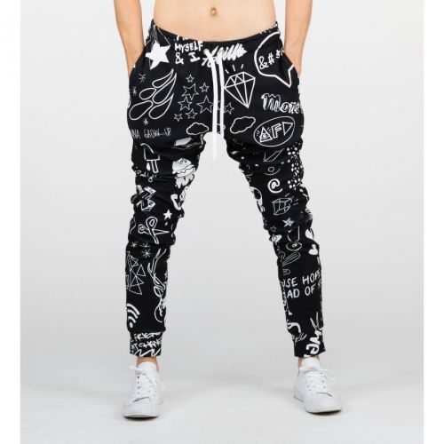 Aloha From Deer Unisex's Doodle Sweatpants SWPN-PC AFD113