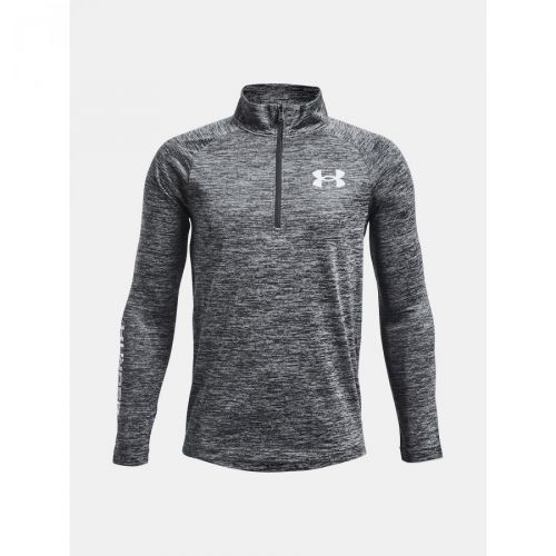 Under Armour Tričko UA Tech BL 1/2 Zip-GRY - Kluci