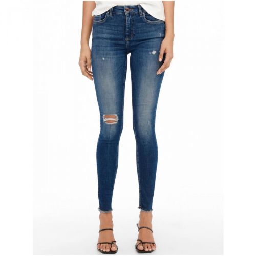 Tmavě modré skinny fit džíny ONLY Blush - Dámské