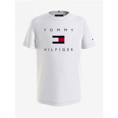 Bílé klučičí tričko Tommy Hilfiger - Kluci