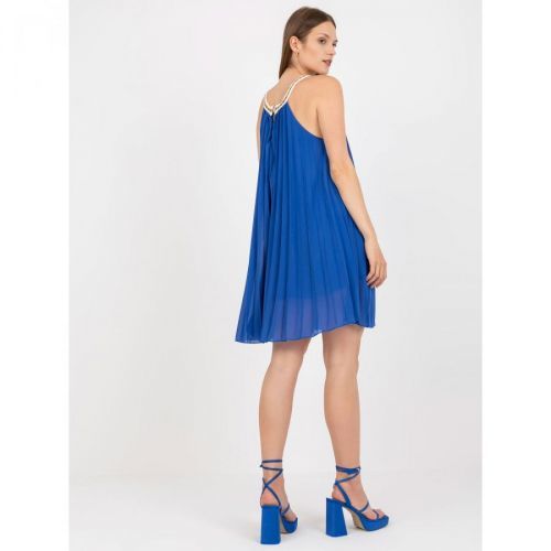 Dark blue airy one size dress for the summer