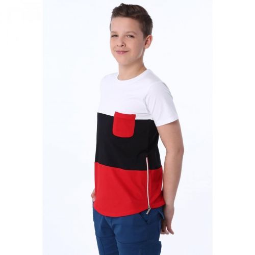 Boys' tricolor t-shirt