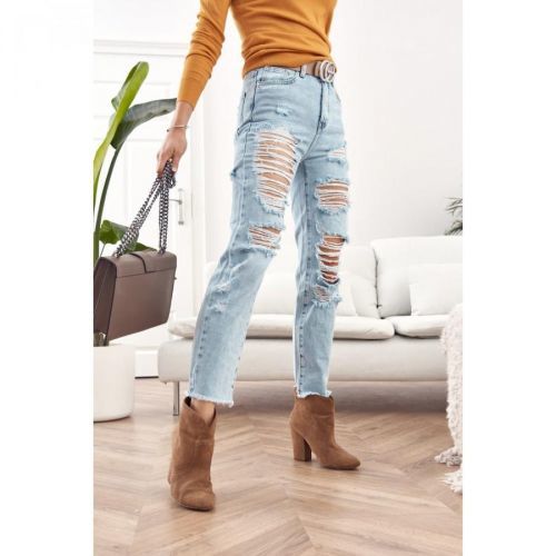 Boyfriend high waist denim jeans