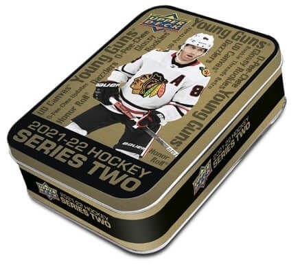 2021-22 NHL Upper Deck Series Two Tin - hokejové karty