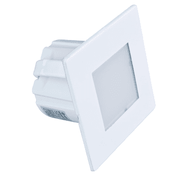 DPM Schodišťové orientační svítidlo, 4000K čtverec, bílá