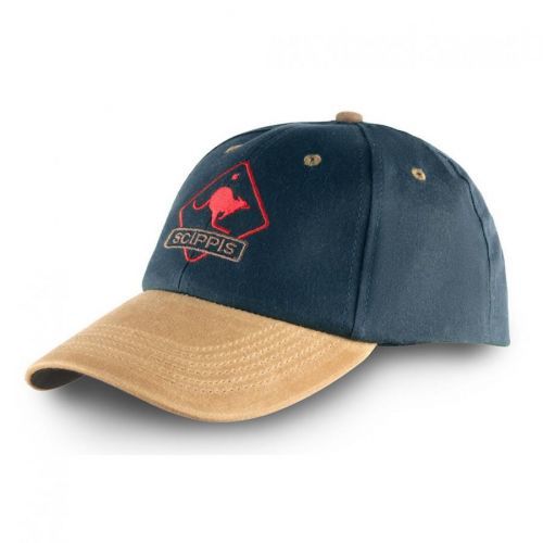 Australská kšiltovka Scippis Oilskin Cap - navy-béžová
