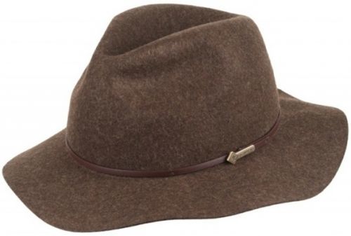 Klobouk vlněný Scippis Albany - hnědý, S