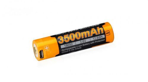 Dobíjecí USB baterie 18650 ( 3500 mAh) Fenix® (Barva: Vícebarevná)