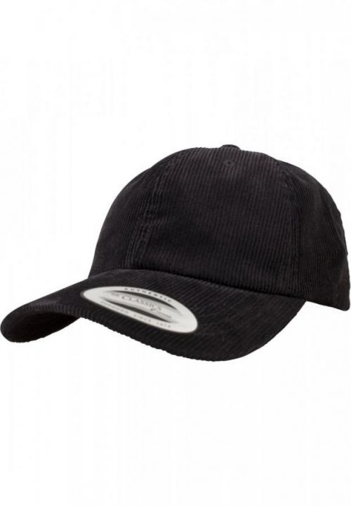 Low Profile Corduroy Dad Cap - black