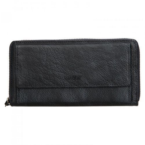 Dámská kožená peněženka Lagen Maria - modro-černá