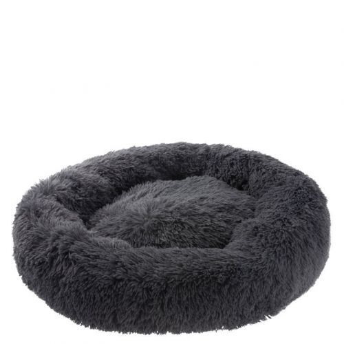 Petstuff Pelíšek pro psa, kulatý, tmavě šedý, 60 cm