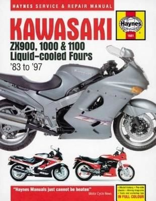 Kawasaki ZX900, 1000 & 1100 Liquid-Cooled Fours (Haynes Publishing)(Paperback / softback)