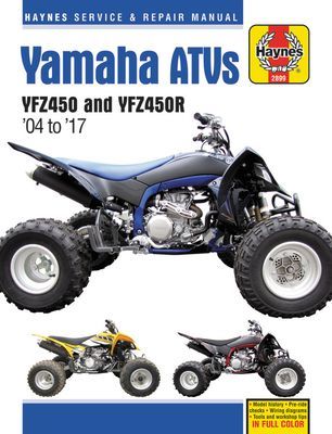 Yamaha Yfz450/450r Atv, 2004-2017 Haynes Repair Manual (Haynes Publishing)(Paperback / softback)