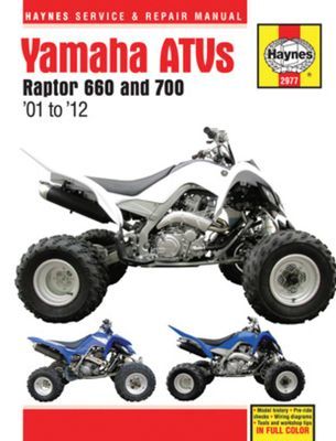 Yamaha Raptor 660 & 700 ATVs (01 - 12) (Ahlstrand Alan)(Pevná vazba)