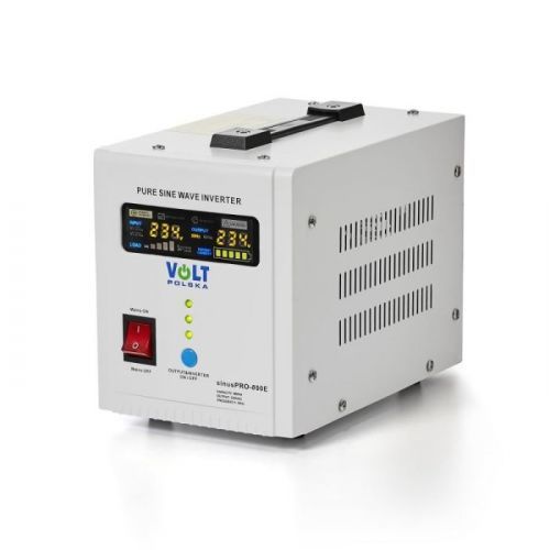 Záložní zdroj - 800 VA/500 W, 12V/230V UPS, VOLTPOLSKA, čistá sinus