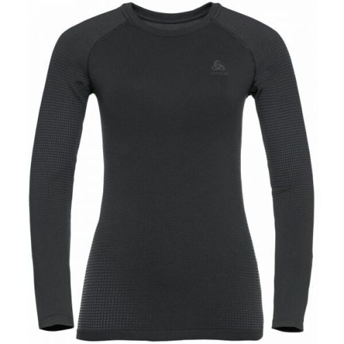 Odlo BL TOP CREW NECK L/S PERFORMANCE WARM EC Dámské funkční tričko, černá, velikost S