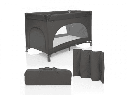 Zopa Postýlka skládací Lely, Antracit Grey