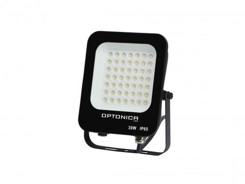 Optonica LED SMD reflektor Černá Body IP65 30W Teplá bílá