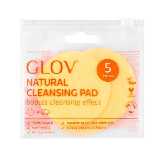 Glov Natural Cleansing Pads X5 Yellow yellow Make-up Odličovač 1 kus