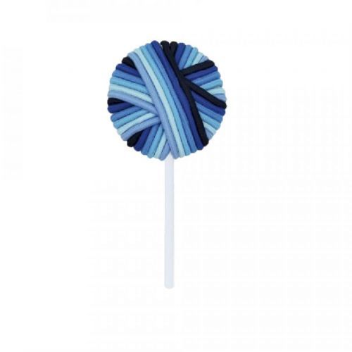 BIFULL Bifull lízátko z vlasových gumiček – modré 24 ks