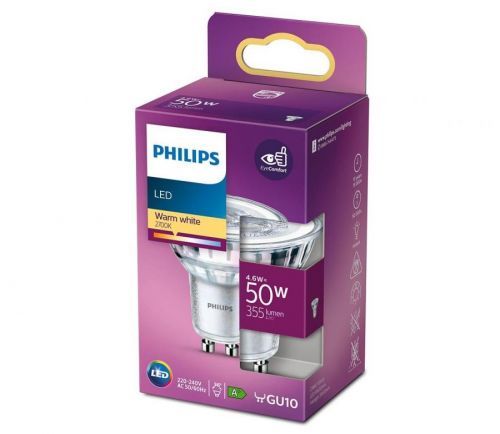 Philips LED Žárovka Philips GU10/4,6W/230V 2700K