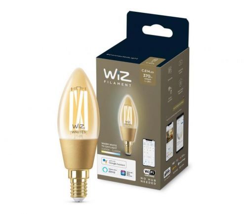 WiZ LED Stmívatelná žárovka VINTAGE C35 E14/4,9W/230V 2000