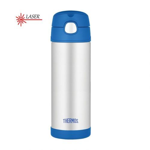 Dětská termoska Thermos FUNtainer 470 ml - stříbrná-modrá