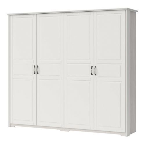 Skříň 4d Evergreen p4/eg ivory mat
