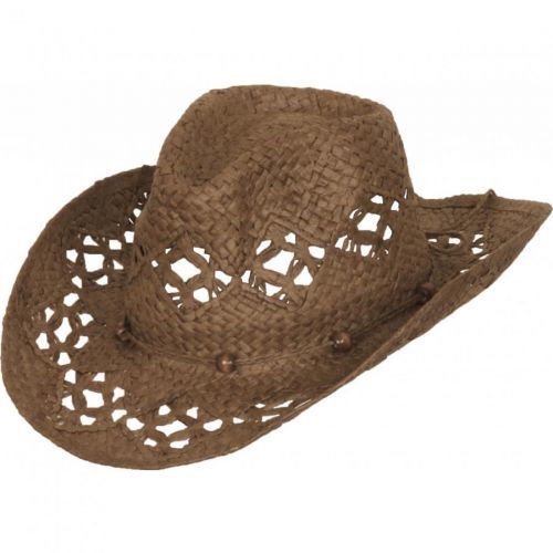 Klobouk slaměný Scippis Cody - hnědý, S/M