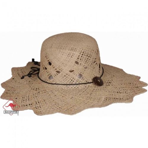 Klobouk slaměný Scippis Sapri - béžový, S/M