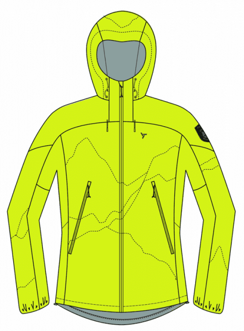 Lupa WJ2102, neon-charcoal - XS