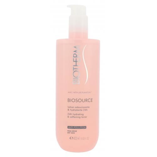 Biotherm Biosource 24h Hydrating & Softening 400 ml čisticí voda pro suchou pleť pro ženy