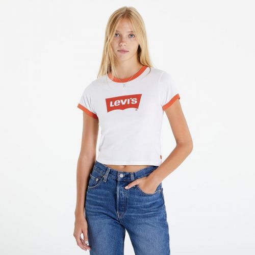 Levi's® Graphic Ringer Mini Tee White/ Orange S