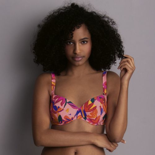 Dámský Style Luna Top Bikini - horní díl 8768-1 - Anita RosaFaia - 36/70D - růžová -mix barev