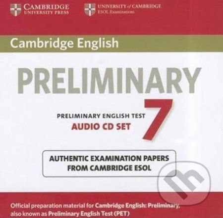 Cambridge English Preliminary PET 7: B1 Audio CDs (2) - Cambridge University Press