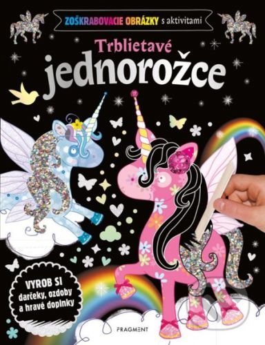 Zoškrabovacie obrázky s aktivitami: Trblietavé jednorožce - Fragment