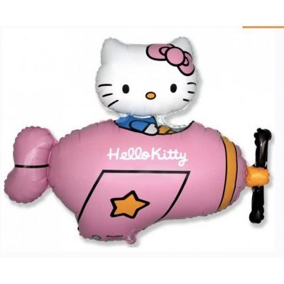 Balónek foliový  Hello Kitty letadlo ALBI