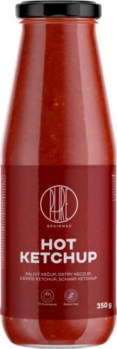 BrainMax Pure Ketchup, hot (ostrý kečup), 350 g