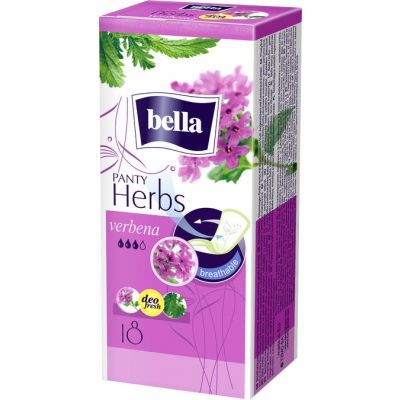 Bella Herbs Slip Verbena Deo Fresh slipové vložky intimky, 18 ks