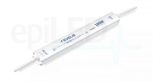 REVELIS Ultratenký voděodolný LED napájecí zdroj IP67 100W 4.17A 24V RMS-100-24