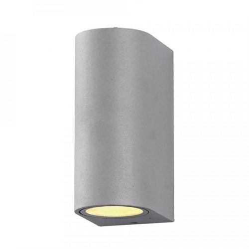 Optonica WALL LAMP ALUMINIUM SILVER BODY 2xGU10 SOCKET GU10 7439