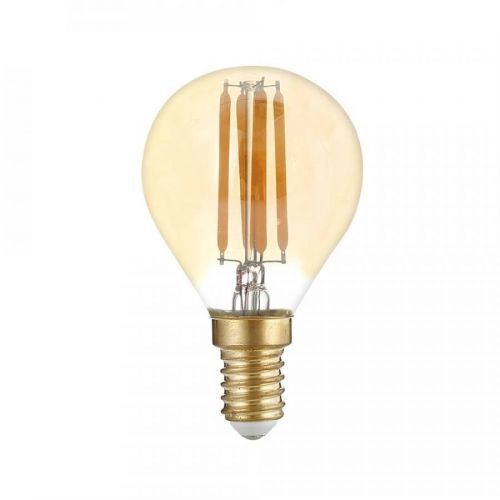 Optonica LED Žárovka Filament G45 E14 Golden Glass Stmívatelná 4W Teplá bílá