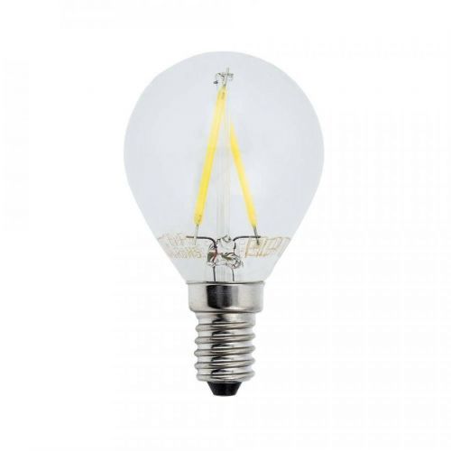 Optonica LED Filament Žárovka G45 E14 2w Neutrální bílá