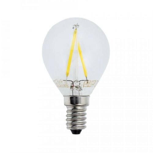 Optonica LED Filament Žárovka G45 E14 2w Teplá bílá